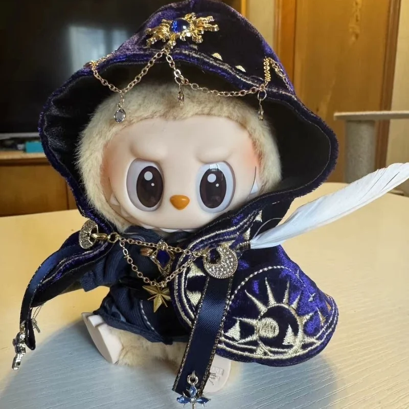 

Labubu 15/17cm Sitting Party Series Baby Clothes Labubu Clothes Magician Set V1 V2 Macaron Doll Clothes Doll Decoration Kid Gift