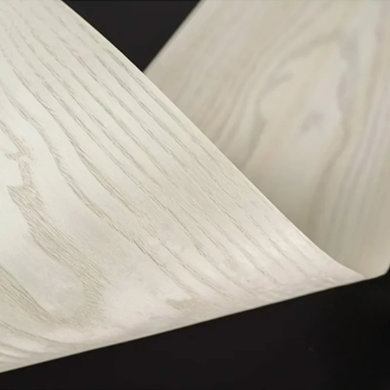 Natural White Ash Wood Veneer Landscape Grain for Cabinet Door Upgrade Wall Cladding Furniture Decor Panel L:2.5Meterx200x0.3mm - Image 3