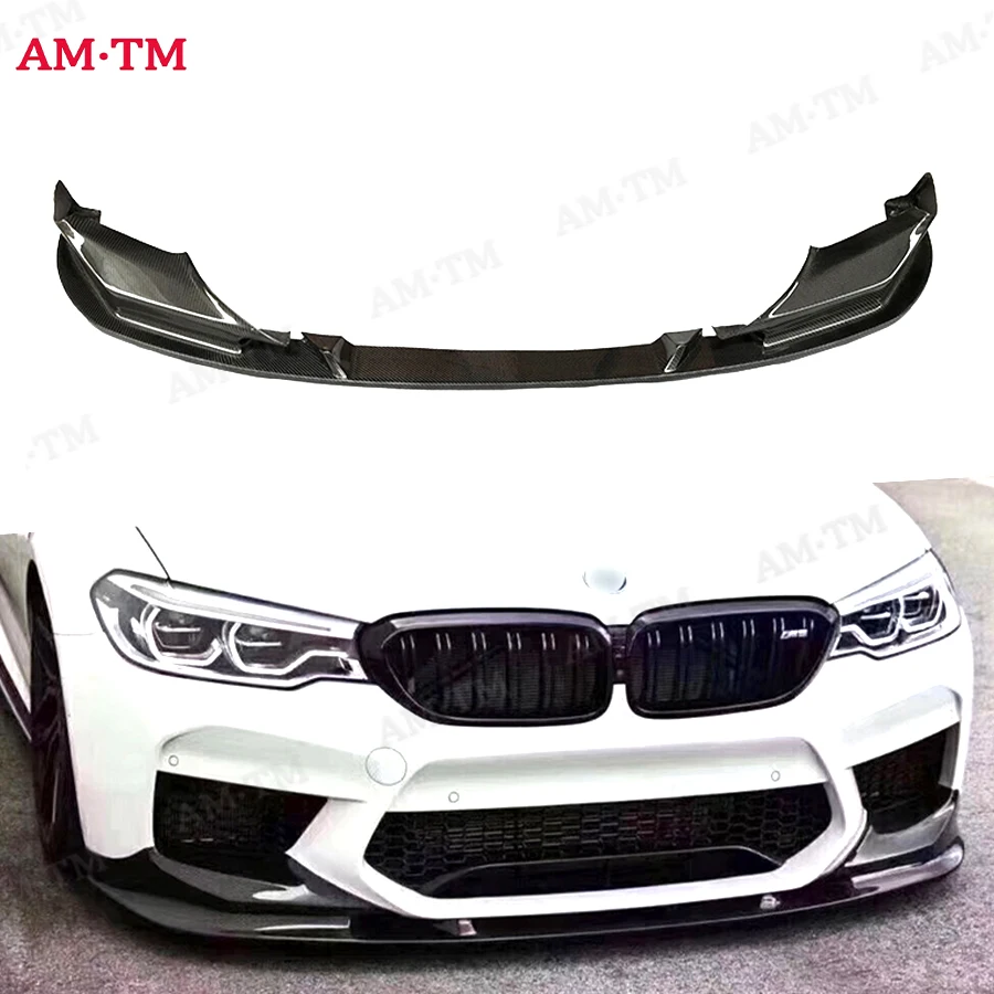 

Carbon Fiber For BMW 5 Series M5 F90 2017-2020 Car Front Bumper Splitter Front Lip Chin Spoiler Diffuser Upgrade Body kit
