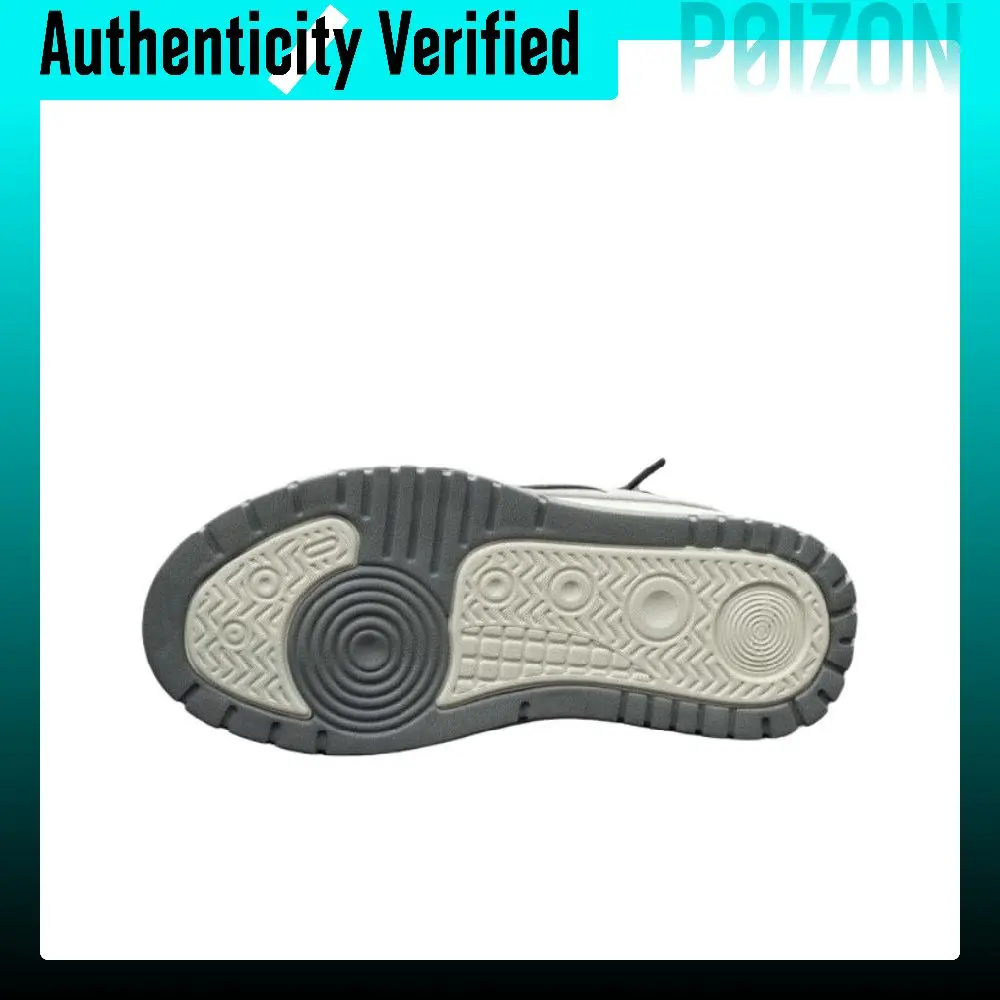 Li Ning Buu Synthetic Leather, Split Cow Leather Low top Skateboard Shoes Women's Gray AGCV464-3