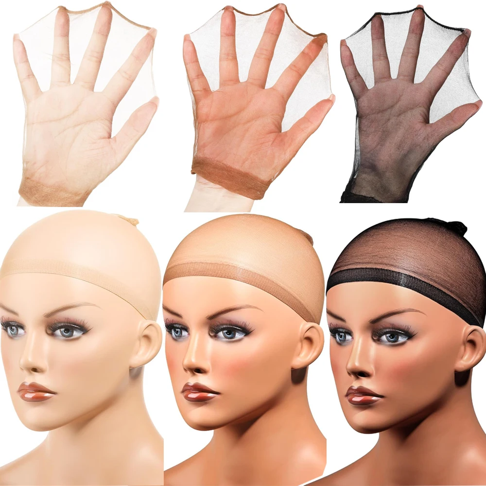 

Wholesale HD Wig Cap for Women Invisible Ultra-thin Stretchy Stocking Caps for Lace Front Wigs Sheer Wig Cap Thin Nylon Cap