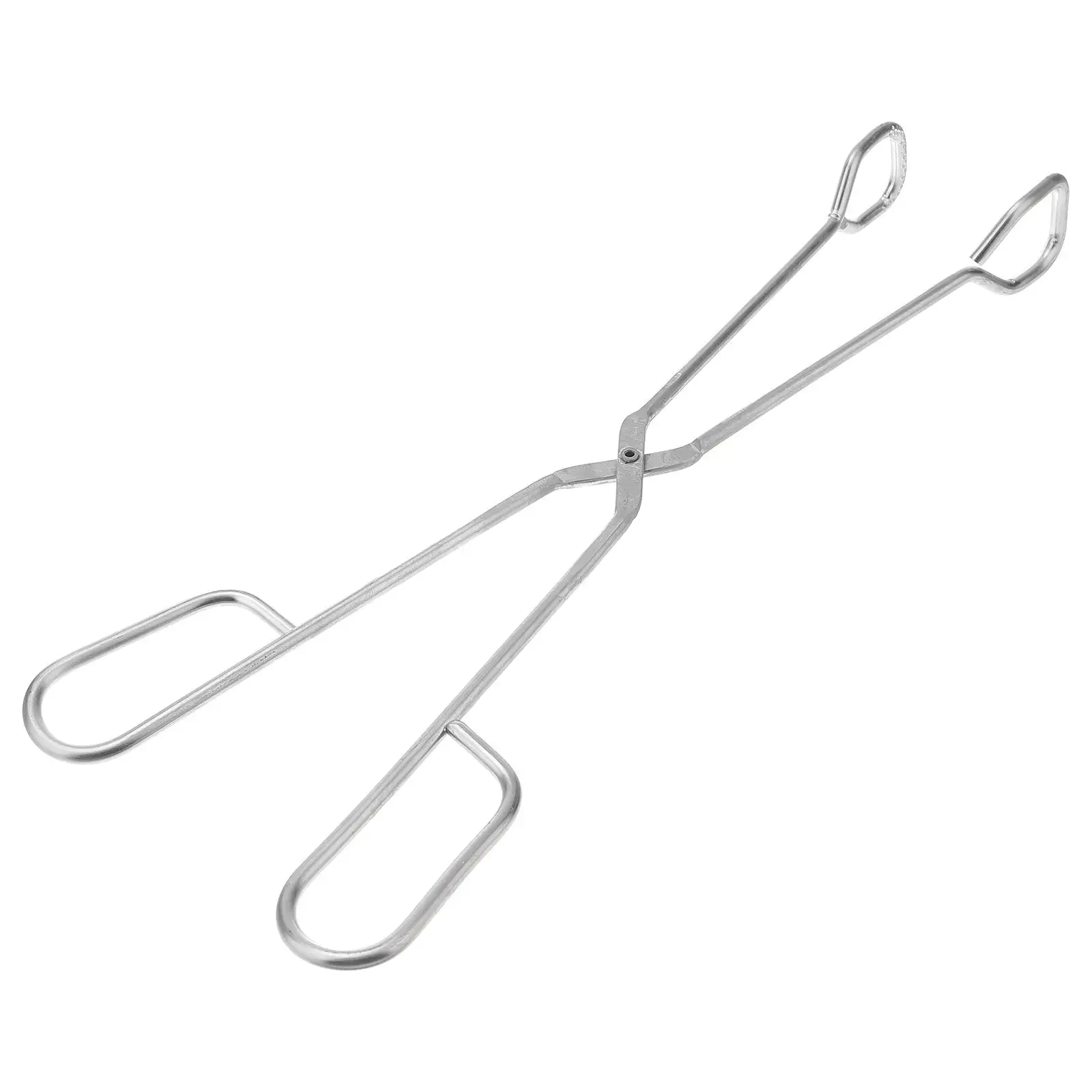 

Stainless Steel Food Clip Pastry Tongs Silicone Grey Mini Serving Tool for Barbecue Steak Bread Desserts Catering for Barbecue