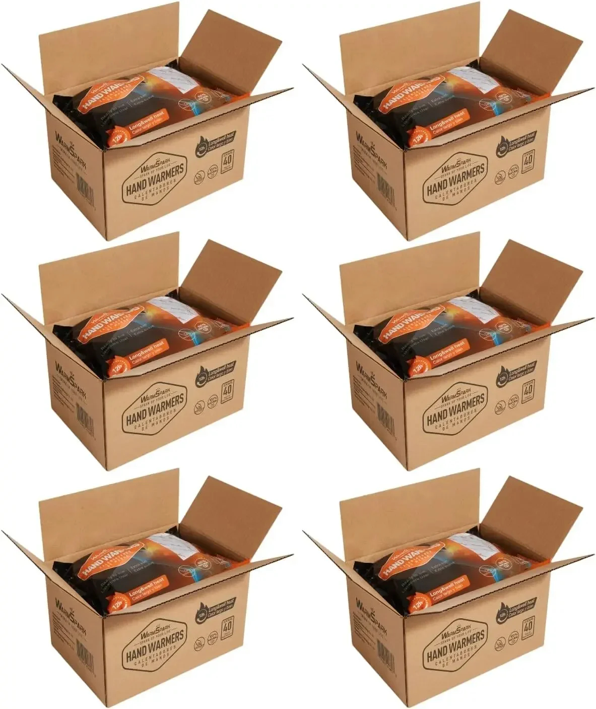 

Hand Warmers Bulk - 240/280 Paris - Long-Lasting Up to 12 Hours for Warm Body, Safe Portable Hand Warmers Disposable for Hand &