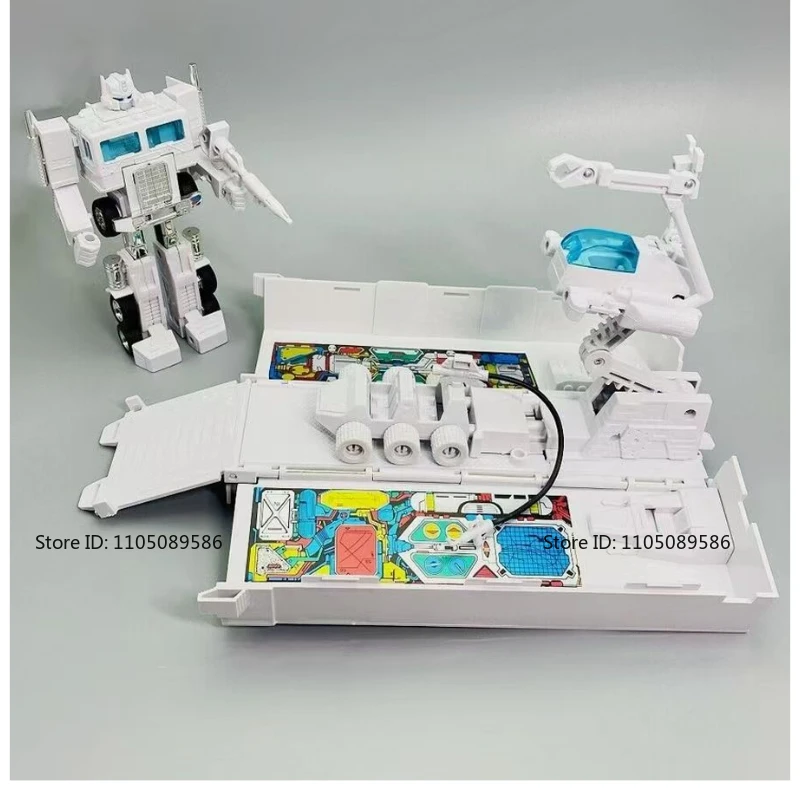 새로운 재고 트랜스포머 G1 시리즈 옵티머스 프라임 인기 장난감 모바일 완제품 장식품 스튜디오 선물