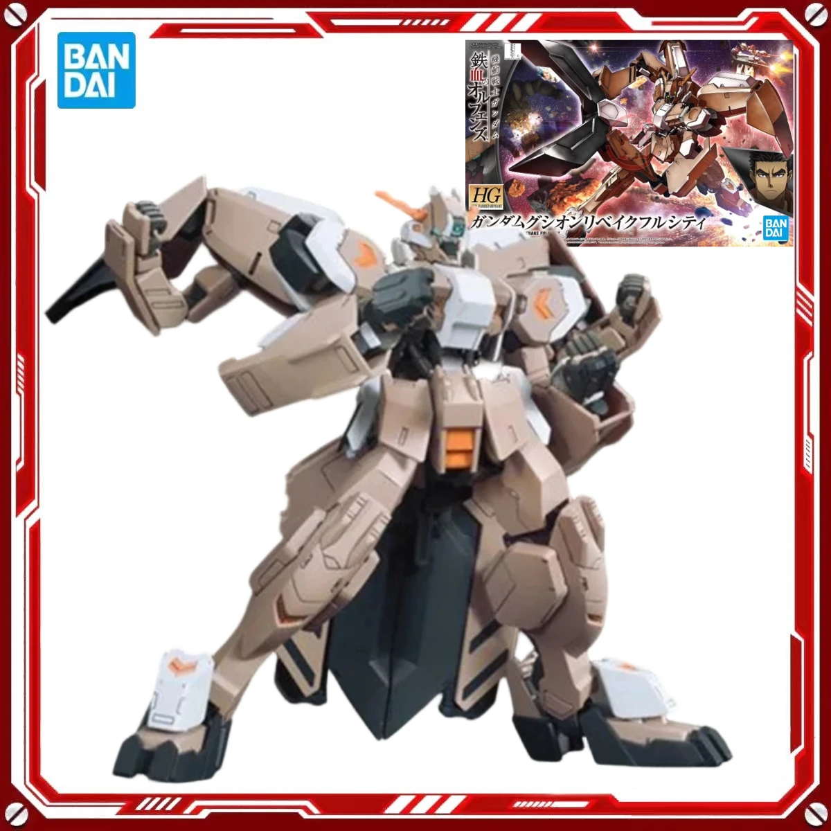 

Оригинальные наборы моделей фигурок Bandai Iron-Blooded Orphans Gusion, Hg Ibo 023 1/144, аниме-фигурки, модели для сборки, игрушки, подарки
