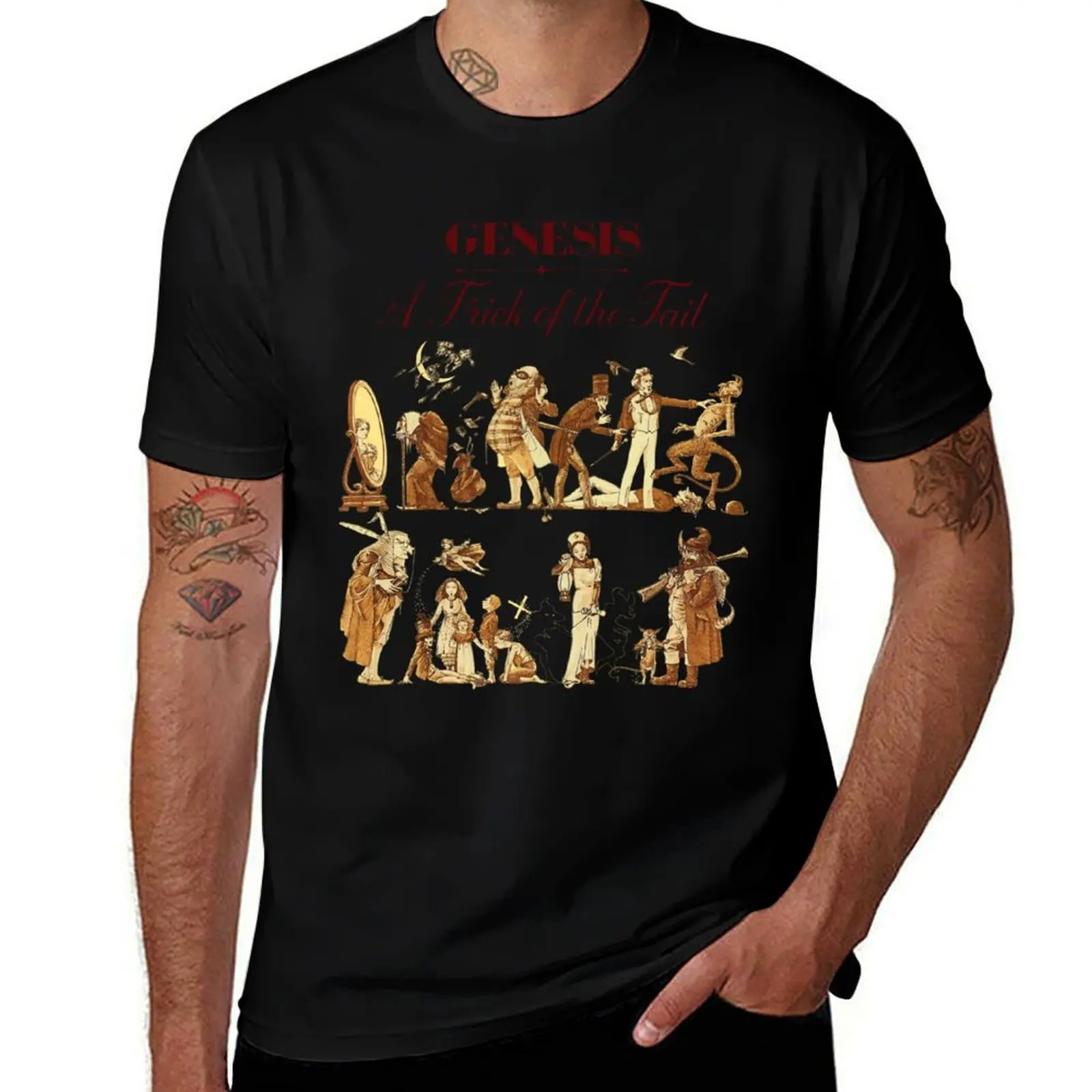 

A Trick of The Tail (HQ) T-Shirt cotton man t-shirts oversize t-shirts man anime stuff big and tall t shirts for men