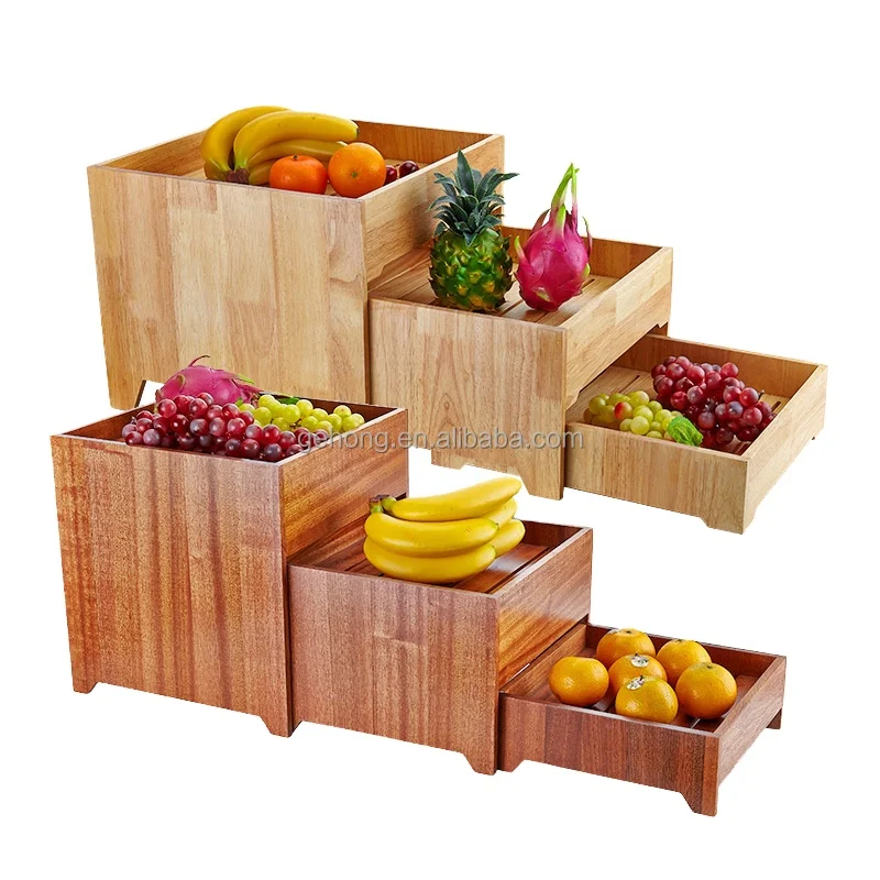 

Oak Buffet Display Equipment Cafeteria Decorations Wooden Buffet Stand Catering Elevation Serving Buffet Display