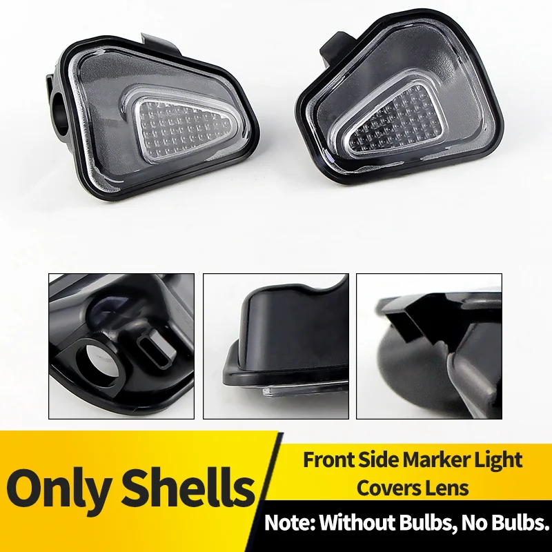 

2PCS For VW EOS 1F7 Scirocco Jetta MK6 Passat CC Variant Alltrack 3C B7 Only Shells Puddle Under Side Mirror Lamp Housing Cover
