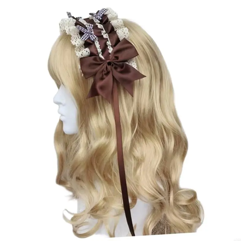 Fashion Hairpiece Anime Bows Hairband Washable Practical Hairband Suitable For Themed Parties Photoshoots