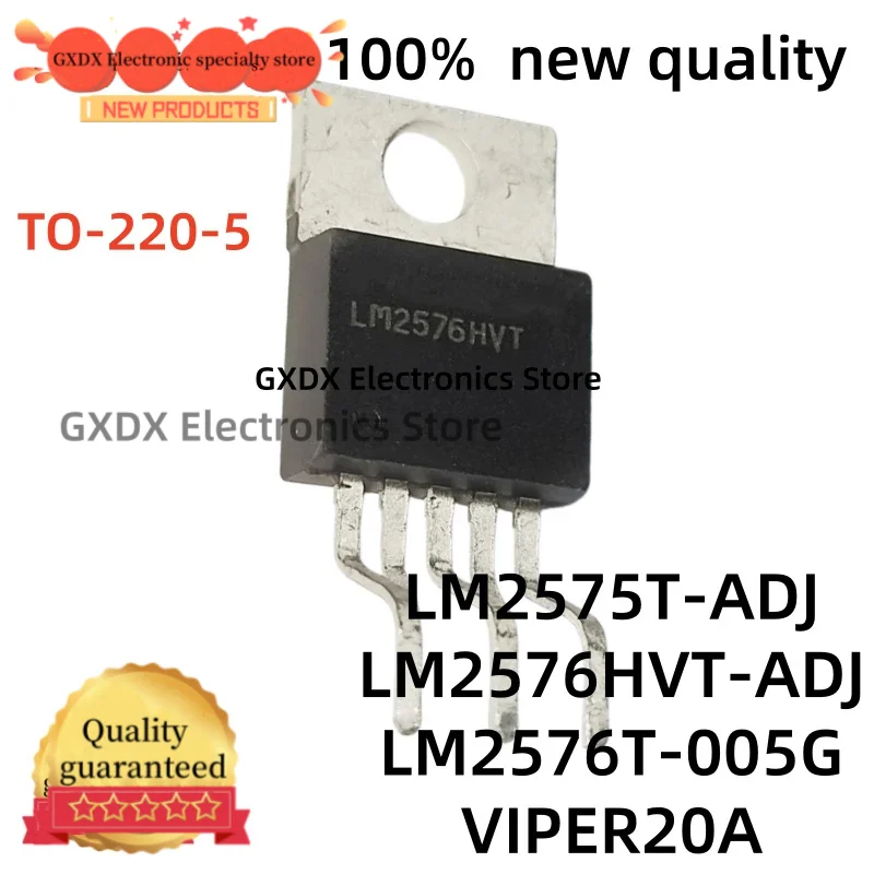 5-10-20Uds 100% new 100% new LM2575T LM2576T-005G LM2576T VIPER20A VIPER20 LM2576HVT-ADJ LM2576HVT LM2575T-ADJ TO-220-5