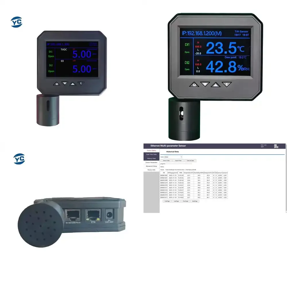 

All-in-One TVOC + O3 + Temperature & Humidity Sensors for Indoor Air Quality Monitoring in Offices