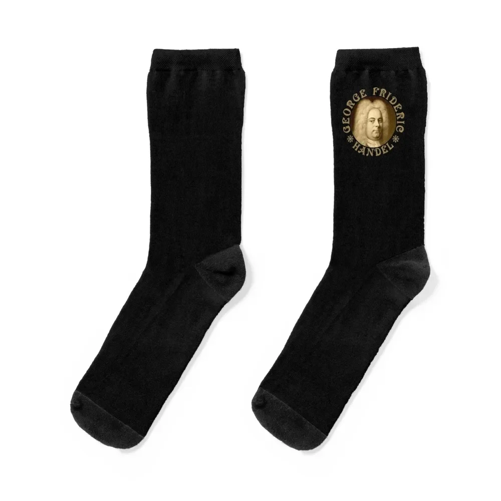 

George Frideric Handel - Vintage Design - CRB Socks winter thermal sport Men Socks Women's