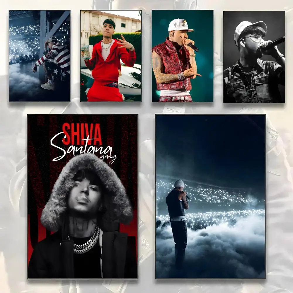 Rapper S-Shiva Poster Painting Prints Wall Art Picture Film Room Home Bar Cafe Decor Home Mural