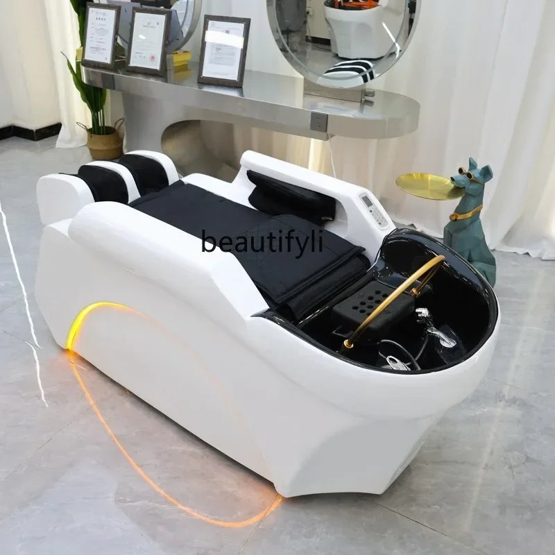 

YH55 Electric massage shampoo bed Barber shop Beauty salon Hair flushing Water circulation Hair treatment Shampoo bed