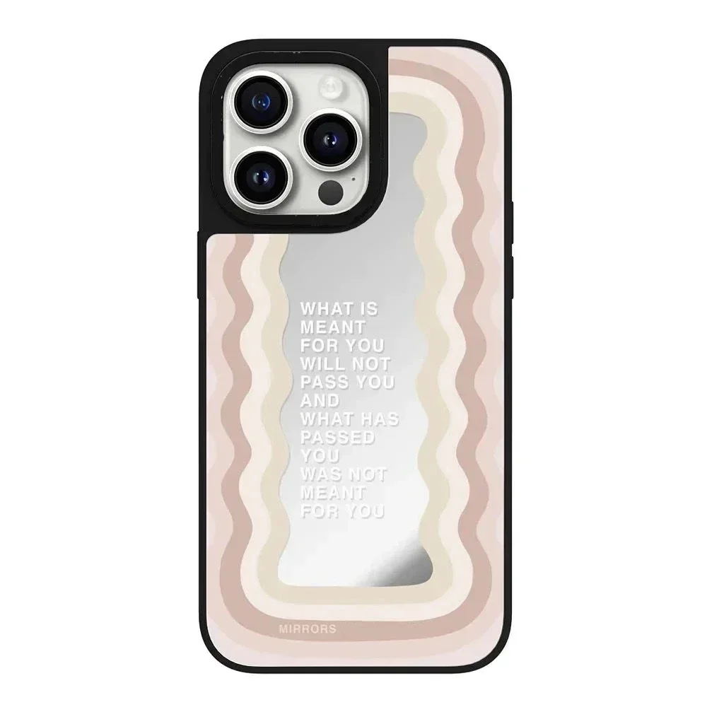 

Mirror Surface Wave Reflect Phone Case Cover for iPhone 11 12 13 14 15 Pro Max Case for iPhone 15 ProMax