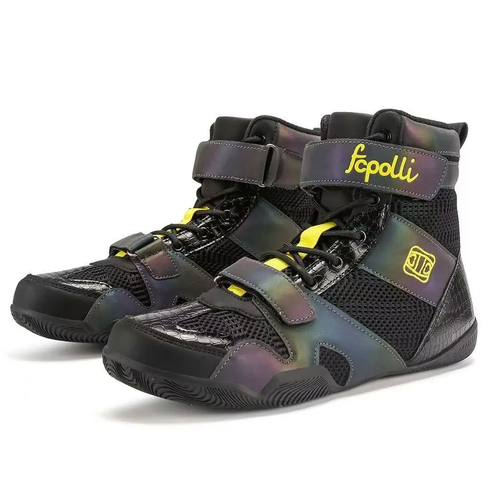 New Winter 2025 Bestselling Professional Wrestling Shoes Lightweight Breathable Power Training Shoes All-Round Boxing Shoes
