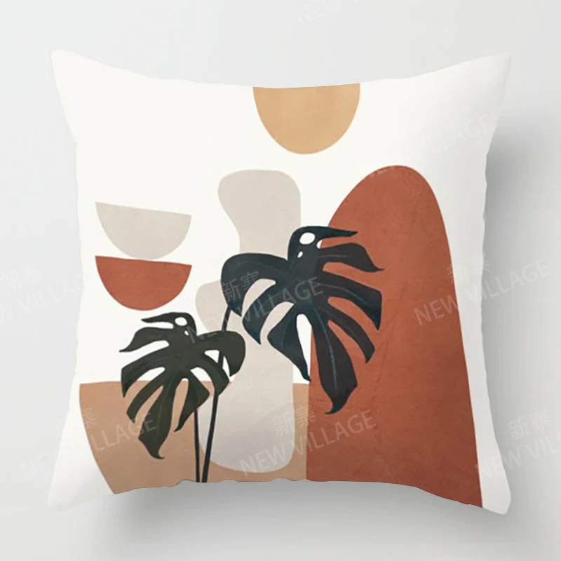 Nordic Modern Abstract Boho Pillowcase Living Room Sofa Cushion Cover Home Decor 45x45cm 45*45 50x50 60x60cm 40x40 35x35