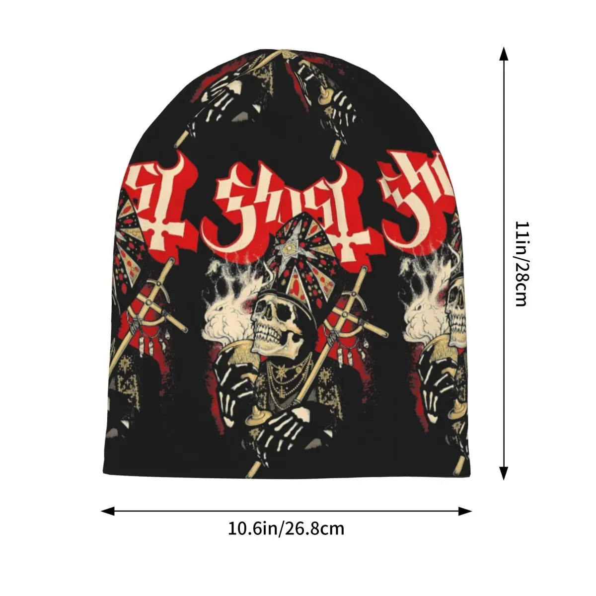 Swedish Rock Band Horror Ghost Skullies Beanies Hats Warm Autumn Winter Outdoor Cap Knitted Bonnet Caps for Men Women Adult