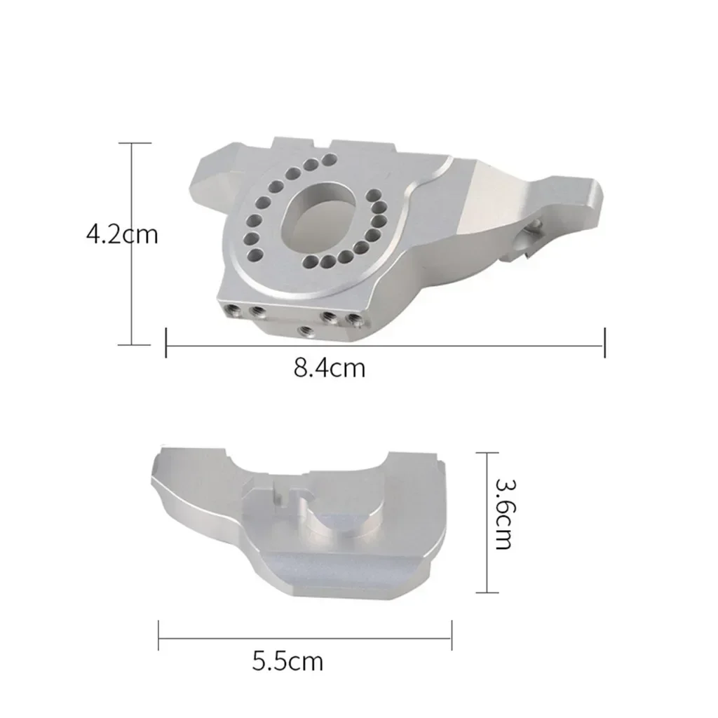 Disipador de calor de montaje de Motor de aleación de aluminio para 1/10 RC Crawler Trxs TRX-4 Defender TRX4 Bronco