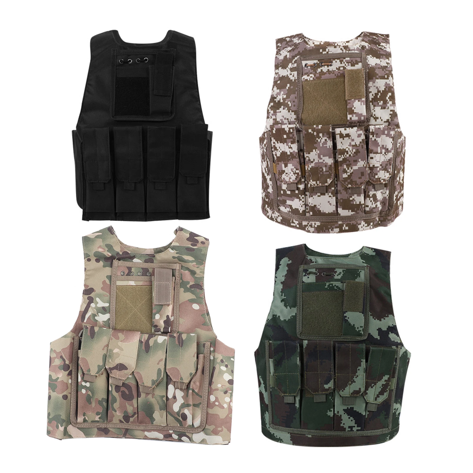 

Детский камуфляжный жилет для игр в военную тематику, армейская форма для детей