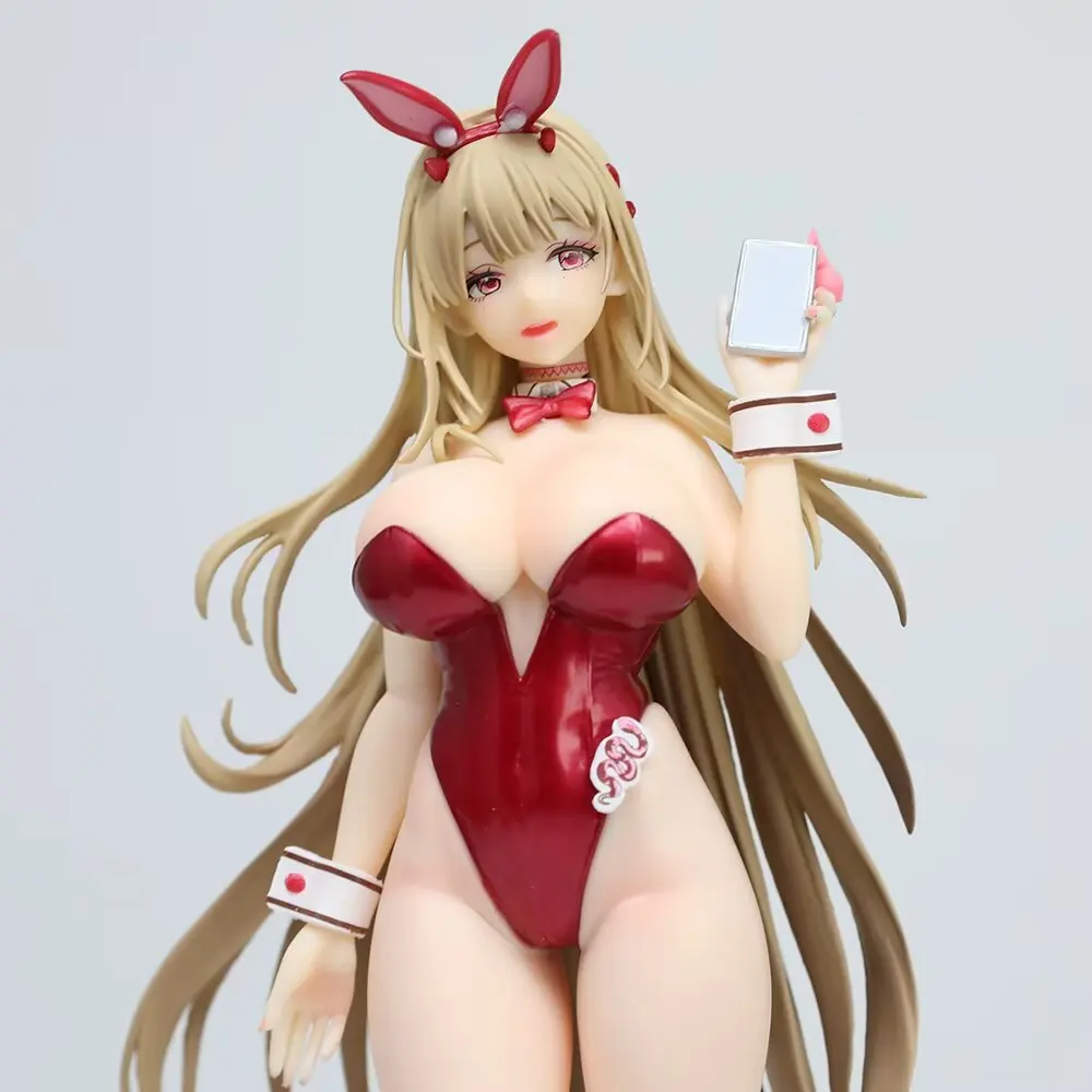 

25cm Gk Viper Bunny Girl Anime Figure Standing Pose Hand Painted Collectible Model Desktop Decoration Anime Ornament Toys Gift