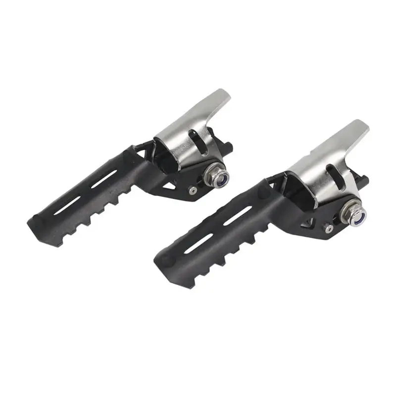 

A95E-2 PCS Motorcycle Highway Front Foot Pegs Folding Footrests Clamps Parts Accessories For BMW R1250GS R1200 GS ADV LC 2013-20