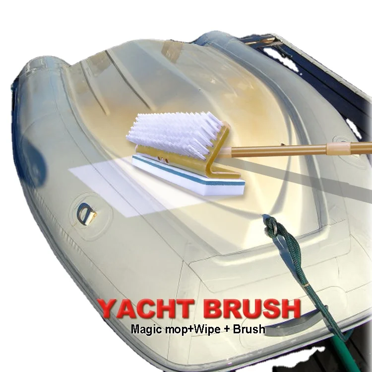 Best Boat Cleaning Brush Car Wash, RV, Boat Accessories Cleaning Tools Extended Handle Yacht Brush Boat Cleaning Kit