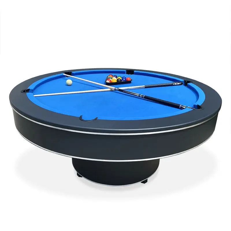 High Quality 1.8m Round Billiard Pool Table Entertainment Game Table Accessories Included For Sale