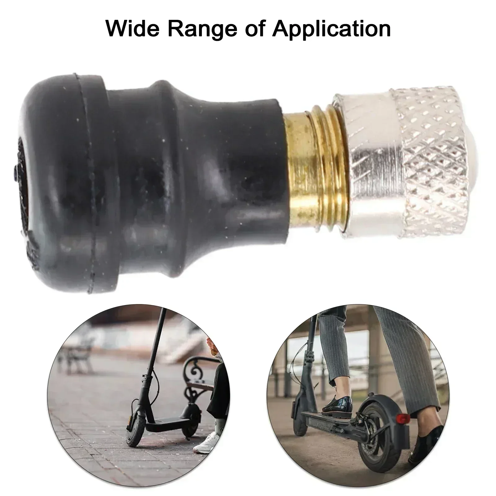 Vacuum Tubeless Air Valve For Ninebot Max G30 Tires Segway Electric Scooter No Air Leakage Inflatable Air Nozzle Cycling Parts