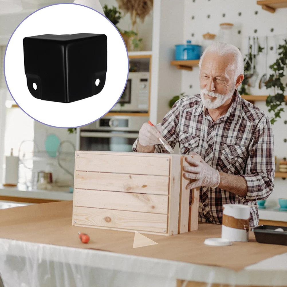 

12pcs Metal Corner Protector Box Guard Edge Guard For Cabinet Speakers Wood Boxes Jewelry Boxes Stage Equipment Protective