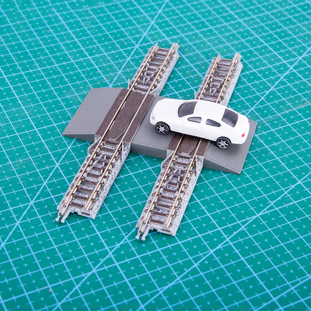 N scale 1:160 Railway Train Track with Pedal Model S140-RE Simulation-rail Toy Railroad Accessories for Diorama 1Piece