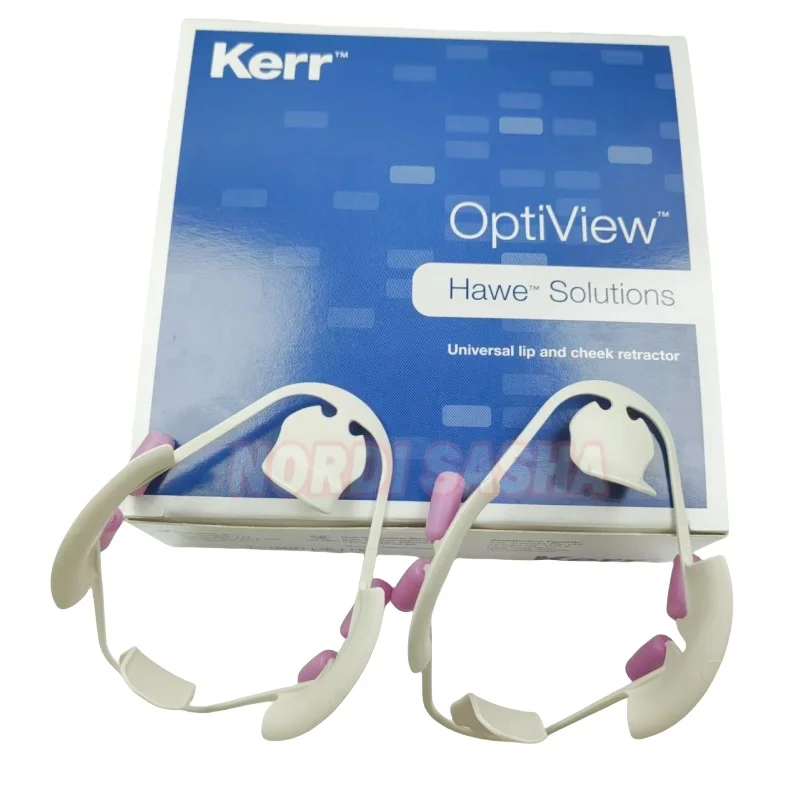 2 Pcs/Box Kerr Hawe Solutions OptiView Universal Lip and Cheek Retractor Standard Adult & Small for Kids Dentistry Materials