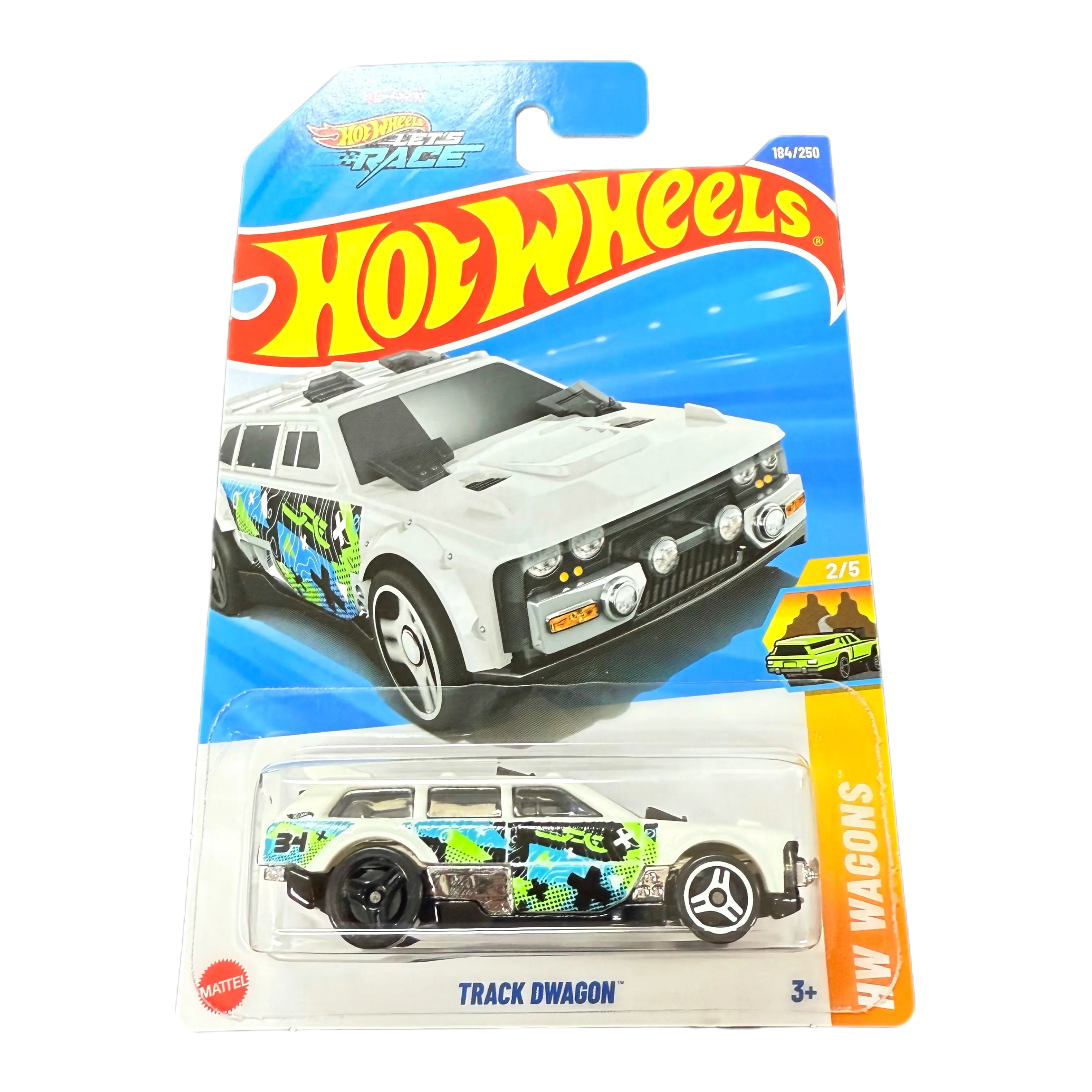 

Hot Wheels 2025 Track Dwagon Белый 1:64 Металлическая литая модель игрушечного автомобиля