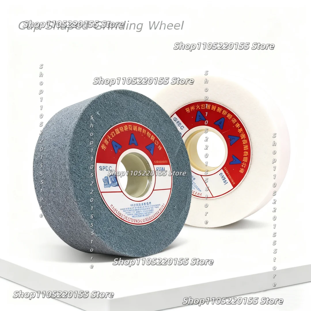 Dia150mm Cup Shaped White Corundum Grinding Wheel Brown Corundum/Green Silicon Abrasive Disc for Grinding Machine Grit46~120