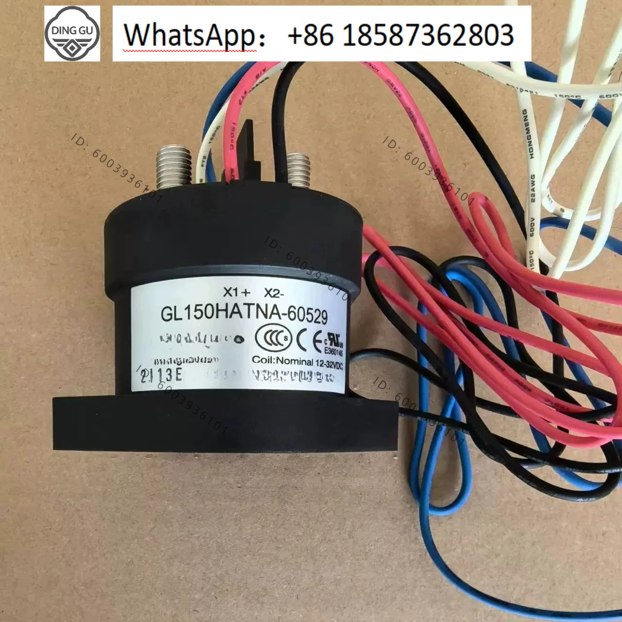 High voltage DC new relay GL350HAANA coil 12-32V voltage 750V350A quality assurance