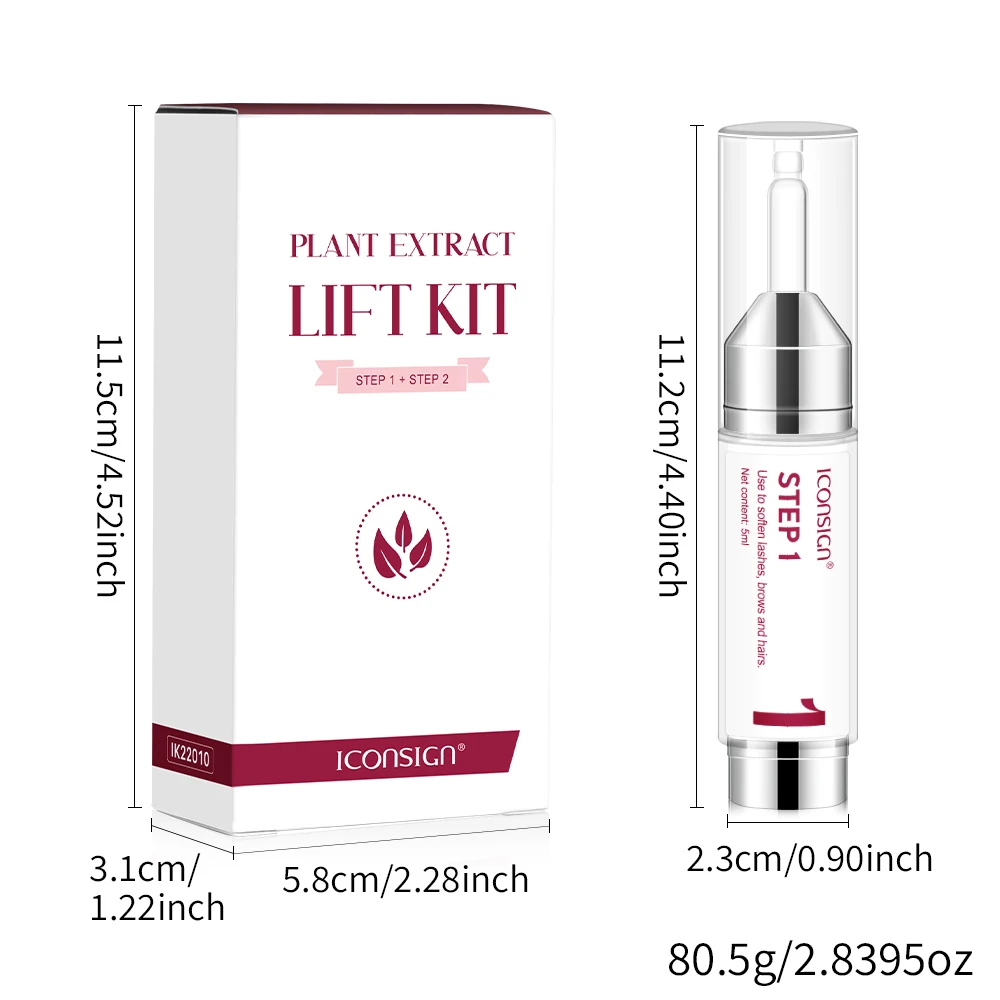 2 Bottiglie/5ml Integratore Liquido Lash Lift Lozione Kit Sollevamento Ciglia Permanente Fissazione Lozione Sollevamento Ciglia Eye Lash