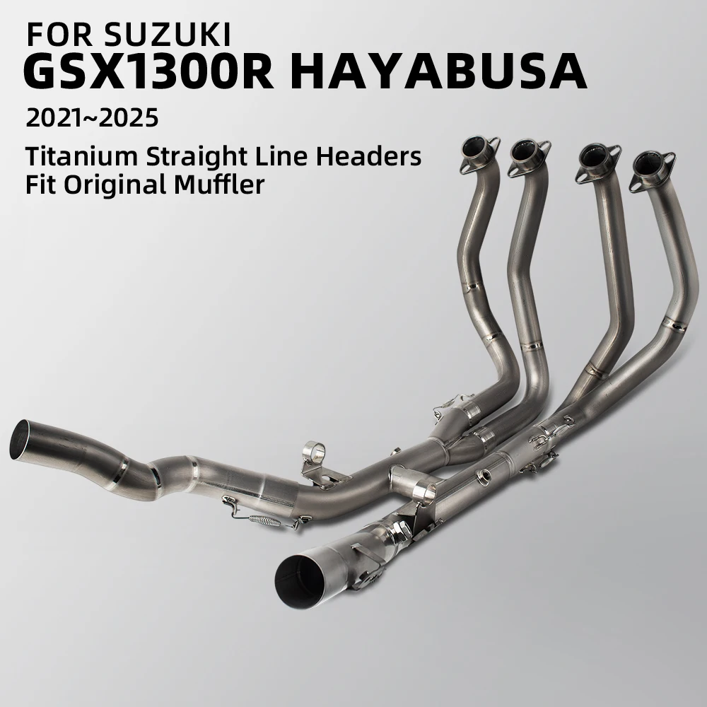 For Suzuki Hayabusa GSX1300R GSX-1300R Gen3 2021-2026 Motorcycle Exhaust Kit Manifold Headers Pipe Connect Original Muffler