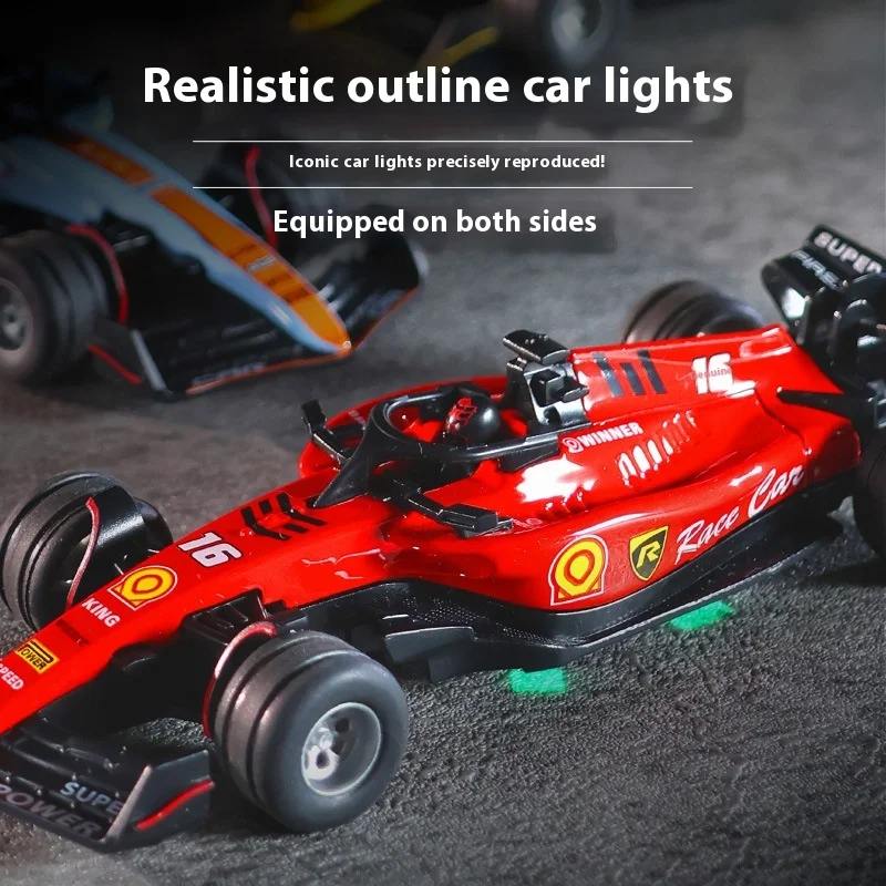 

2025 New RC car August Product 1:64 Mini Alloy Car Model, Adjustable Lighting Formula Racing, Children's Remote Control Car
