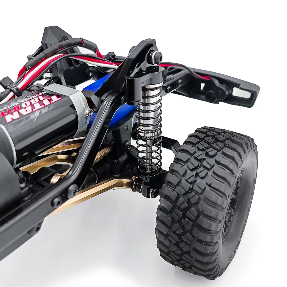 AXSPEED-Amortisseur d'huile avant et arrière en métal pour TRX4M Bronco Defender 1/18 RC inoler, pièces de modèle de voiture, 56mm, 4 pièces