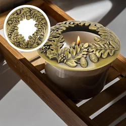 Jar Toppers Storage Cover Accessory Creative Hat Wrought Iron Metal Decorative for