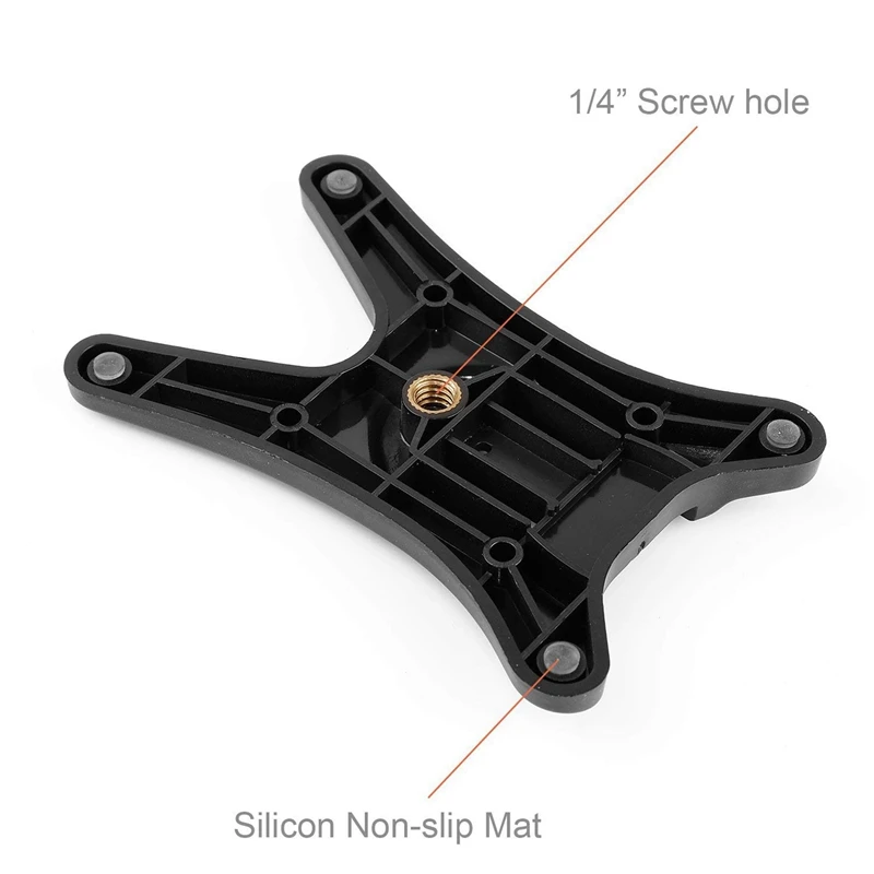 N75R-Camera Flash Stand Flash Speedlight Hot Shoe Mount Stand With 1/4Inch Metal Tripod Thread 8 Pack