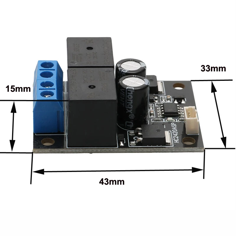 1PCS 20A Two-Way Driver 7V-28V Brushed DC Motor Forward Reverse Actuator Module for RC Airplane Model Remote Control Receiver