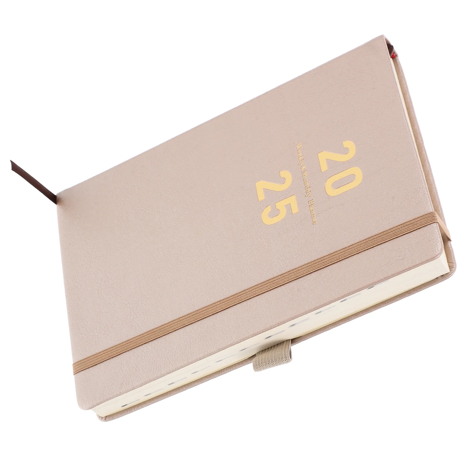 

Hard Surface 2025 Schedule Work Planner Journal Daily Book Skin Paper Notepad Portable Organizer
