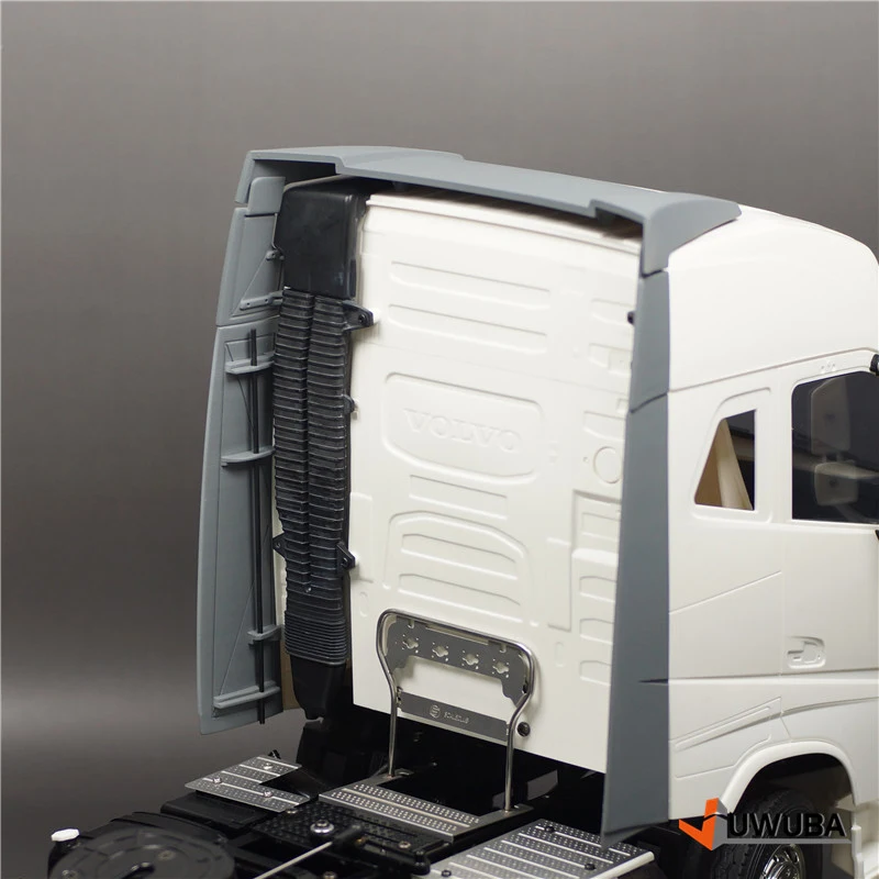 Kit de alerón de techo alto de simulación a escala 1/14 para camión volquete Tamiya RC para VOLVO FH16 750 56360 coche DIY