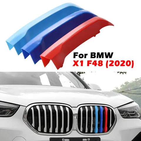 Крышки решетки радиатора для BMW X1 F48 LCI 2020-pr, декоративные детали для BMW