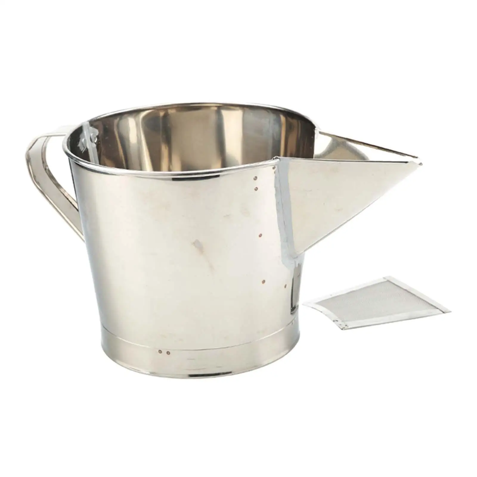 

Multipurpose Builders Bucket Portable Stainless Steel Plasterer Mixing Bucket for Outdoor Work Professional Builders Contractors