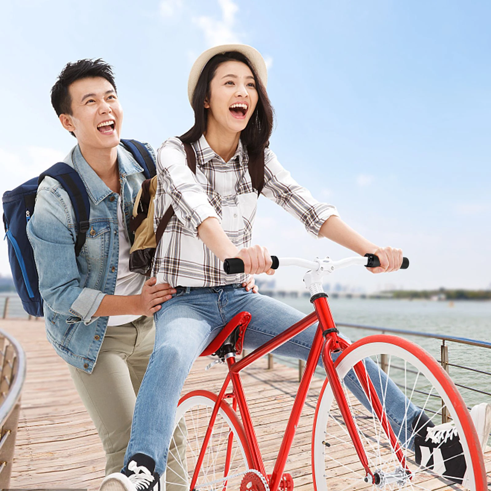 

Non slip Bicycle Handlebar Grips Soft Silicone Hard Plastic Comfortable Ergonomic Design Long Rides Cruiser Electric Folding