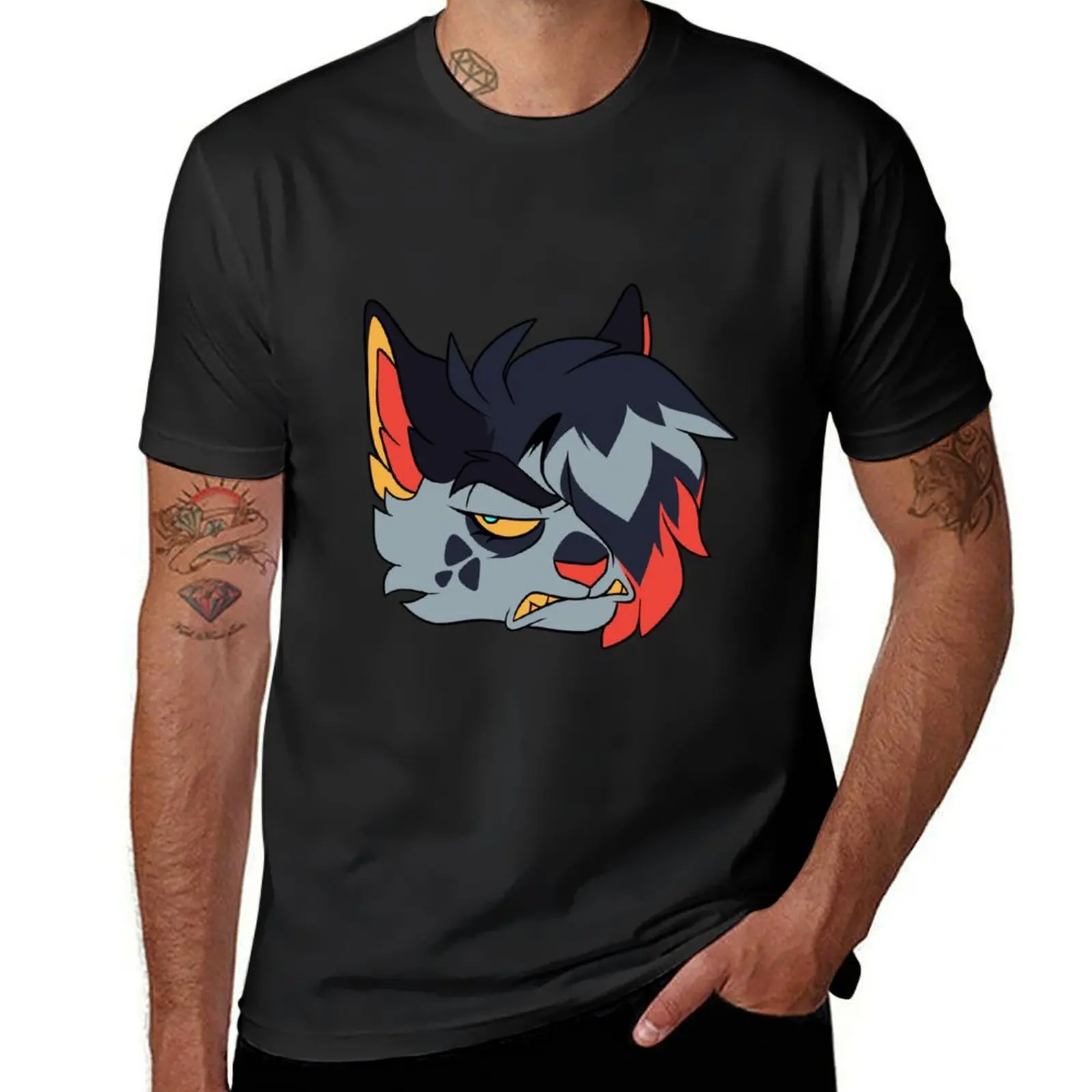 

Edgy Emo Ashfur T-Shirt vintage blacks summer tops boys whites men clothing