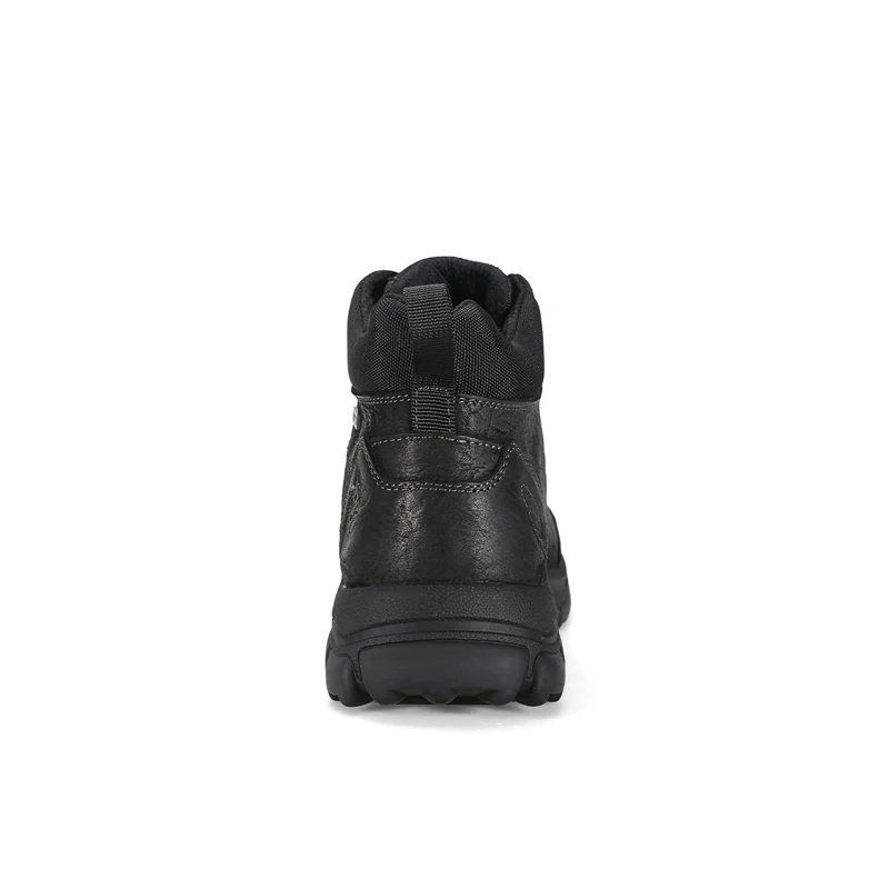 HUMTTO Waterproof Ankle Boots Outdoor Platform Luxury Designer Boots for Men Fashion Winter Black Work Hiking Rubber Mens Shoes
