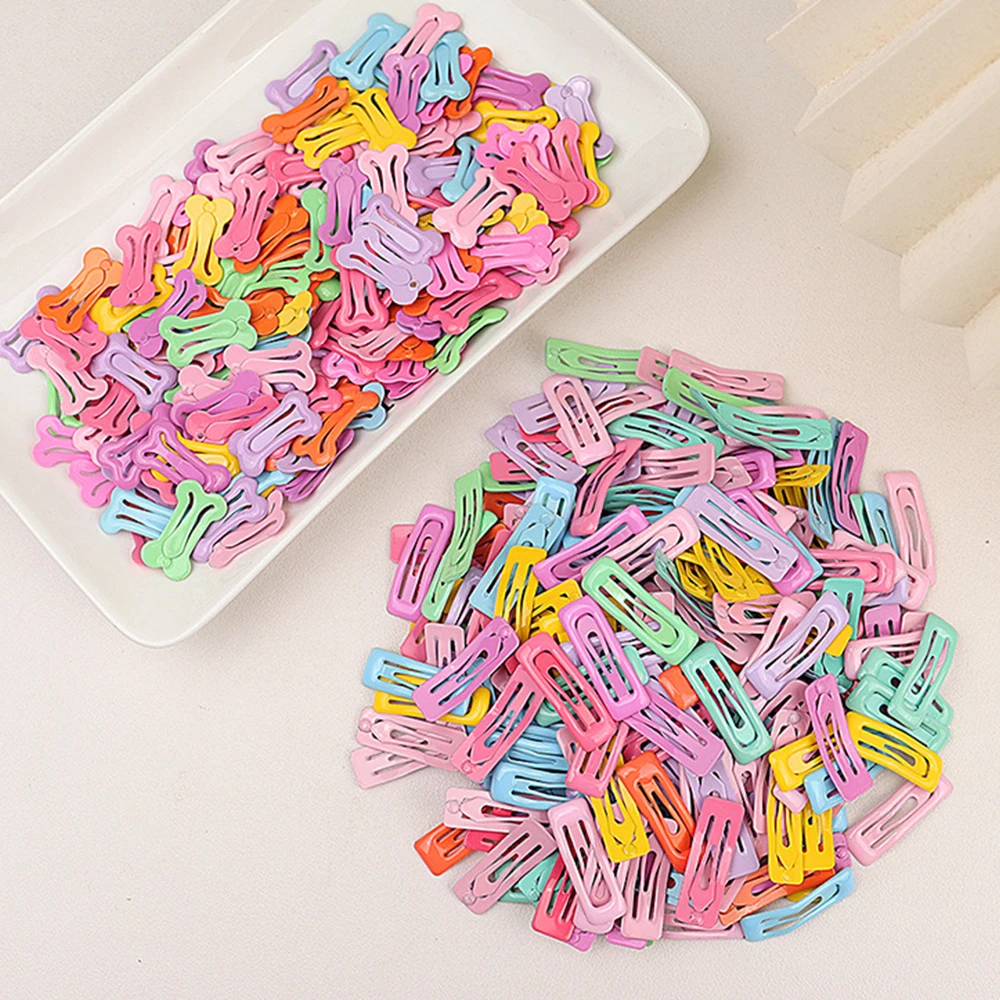 8Pcs Girls Hair Clips BB Candy Color Dripping Hair Clip Cute Princess Barrette Korean Hairpins Headdres Hair Accessories Jewelry